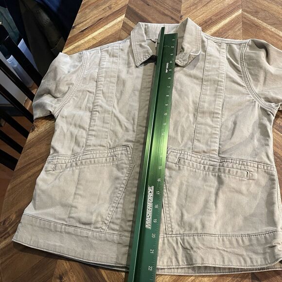 Royal Robbins Jacket Safari Khaki Zip Up Cotton Canvas Outdoors Hiking Medium - Picture 5 of 6